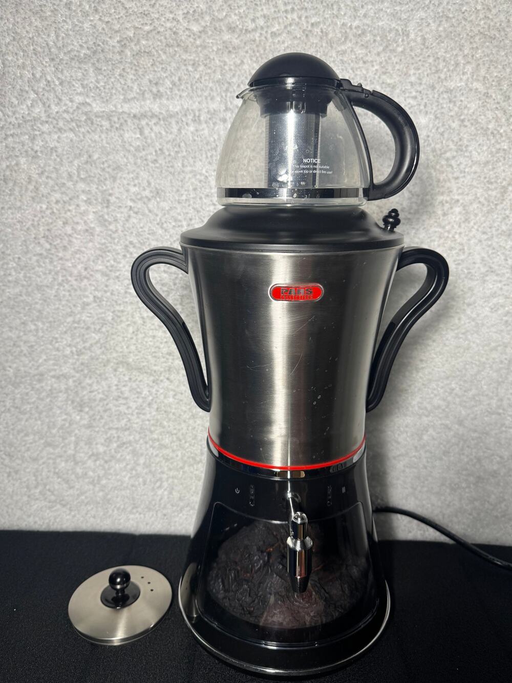 PARS Electric Samovar Fireplace Design 3.2L - Missing Lever - RARE